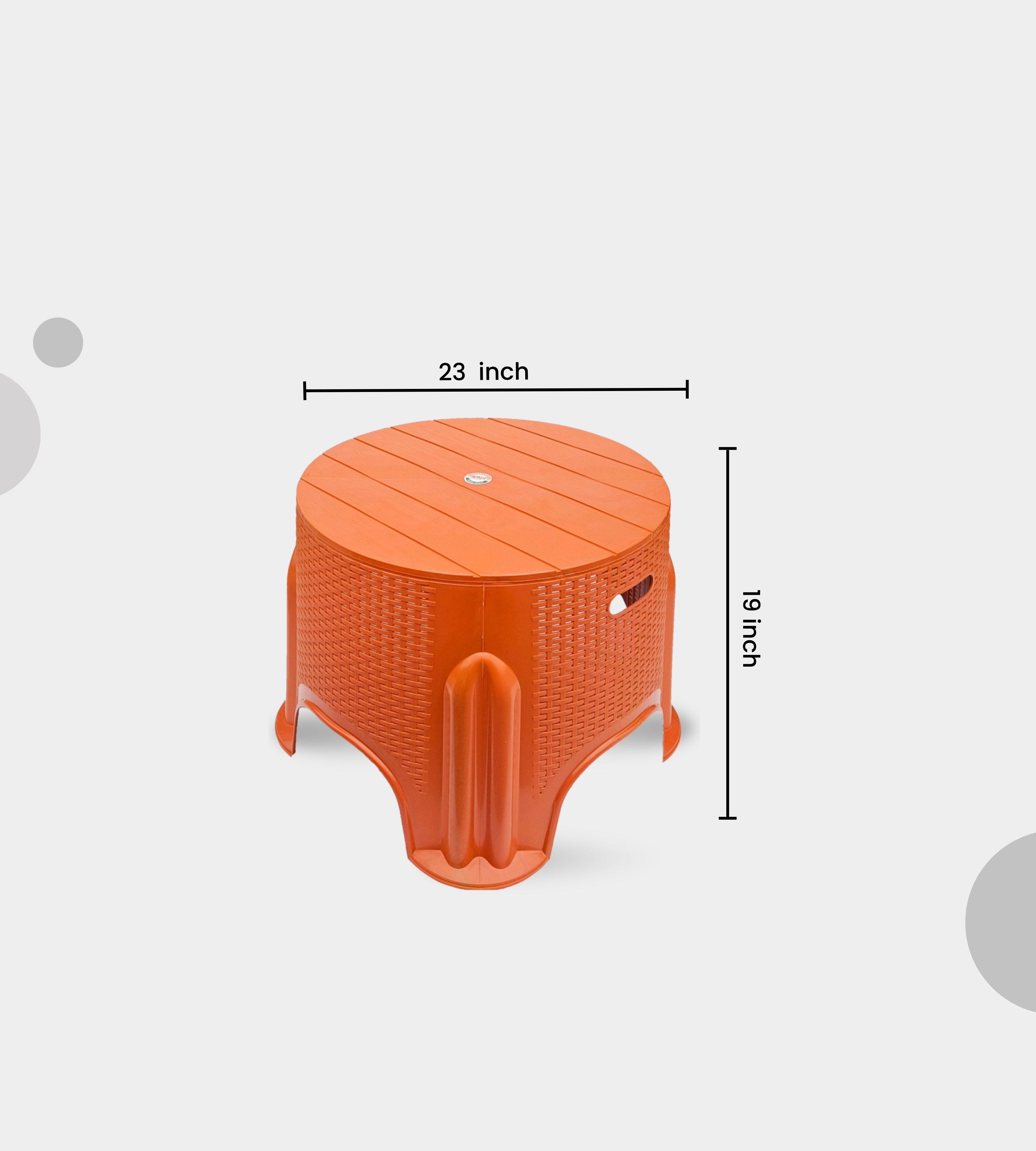 Ring Table (Orange)